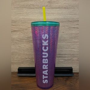 Starbucks Bubbles Purple Holographic Hobby Game Tumbler Venti Cold Cup 2022